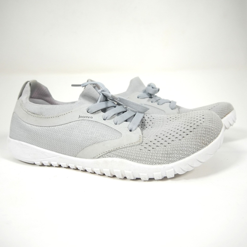 Joomra Barefoot Wide Toe Shoes Women 39 Grey Minimalist Knit Sneakers Zero Drop